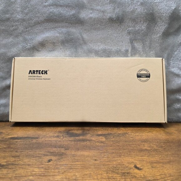 Arteck Wireless Keyboard Black‎ – New Open Box - Picture 1 of 5